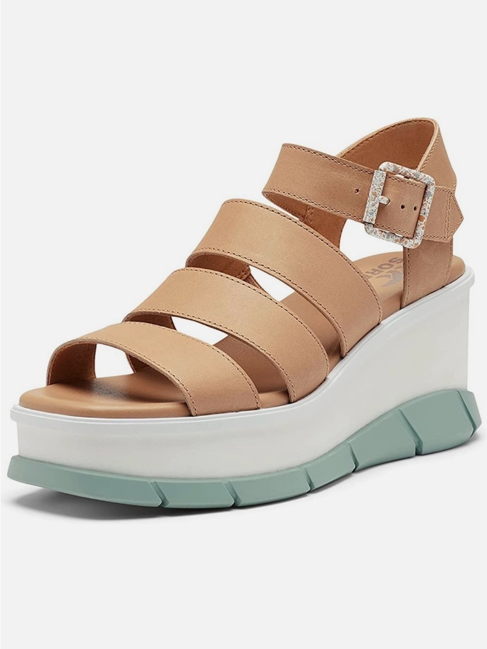 Sorel Women's Joanie III Ankle Strap Sandals Crushed Blue